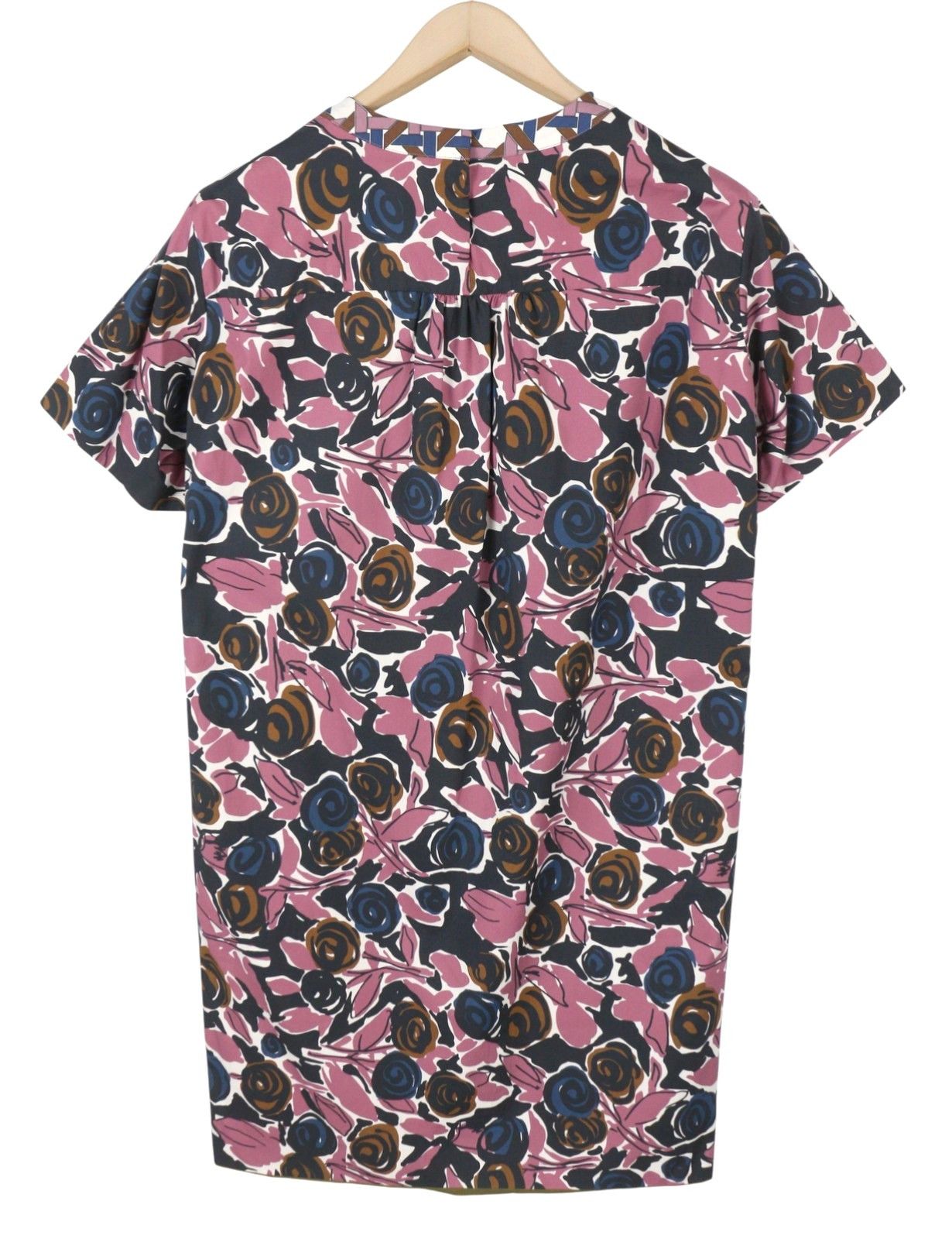 Max Mara EU34 XS Pink Floral Print Lined Dress 88793 Size XS / US 0-2 / IT 36-38 - 4 Thumbnail
