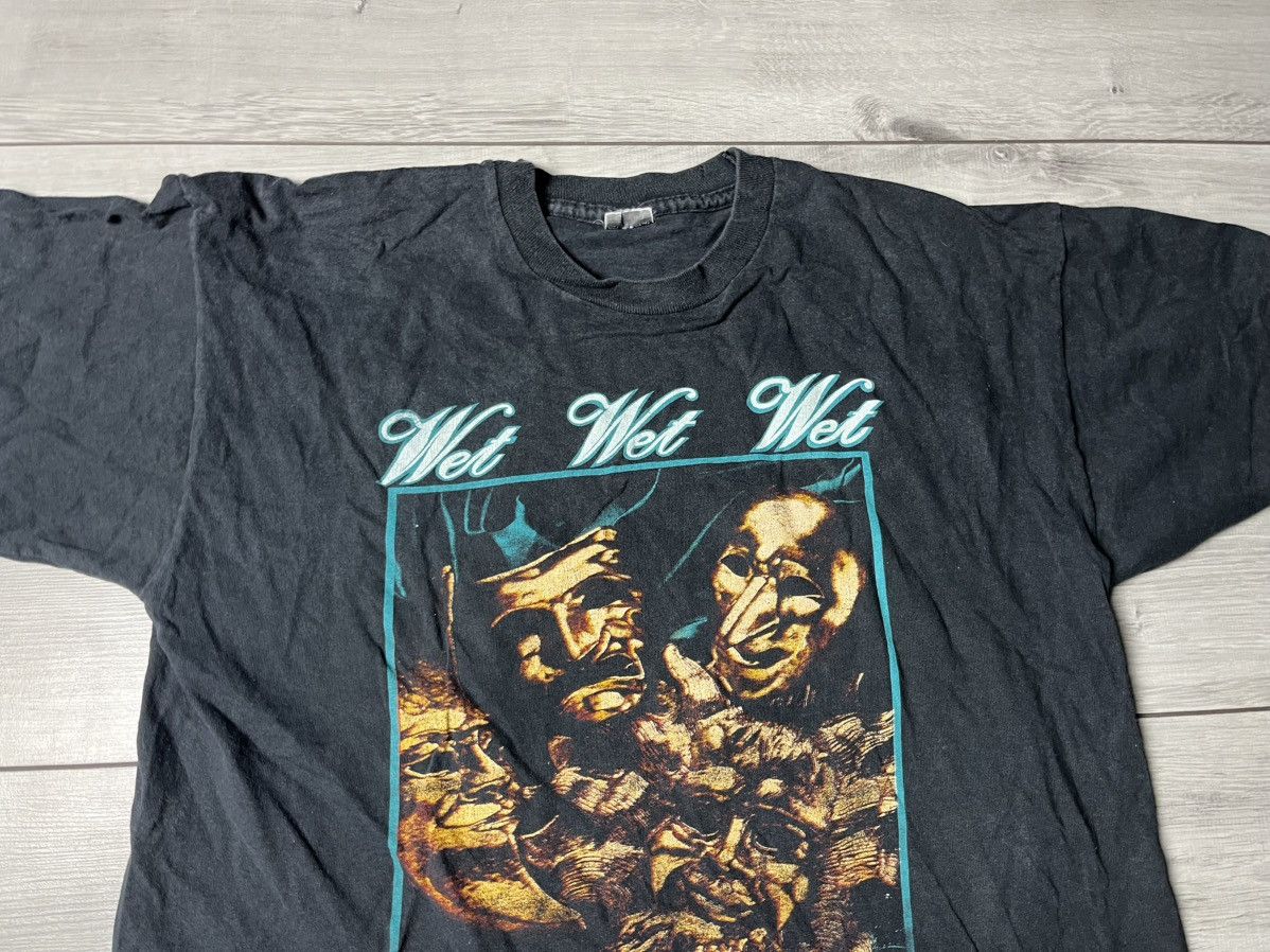Band Tees Wet Wet Wet Vintage 1992 High on The Happy Side Tour T Shirt Size US L / EU 52-54 / 3 - 3 Thumbnail