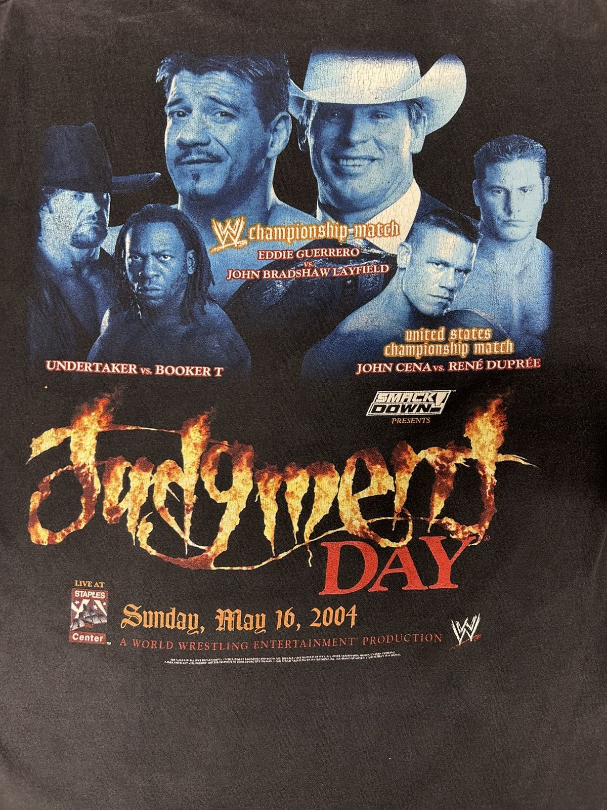 WWE Vintage 2004 WWE Judgement Day Undertaker Shirt Size US M / EU 48-50 / 2 - 7 Thumbnail