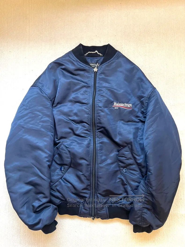 Balenciaga Balenciaga Wave Embroidered Jacket Size US S / EU 44-46 / 1 - 1 Thumbnail