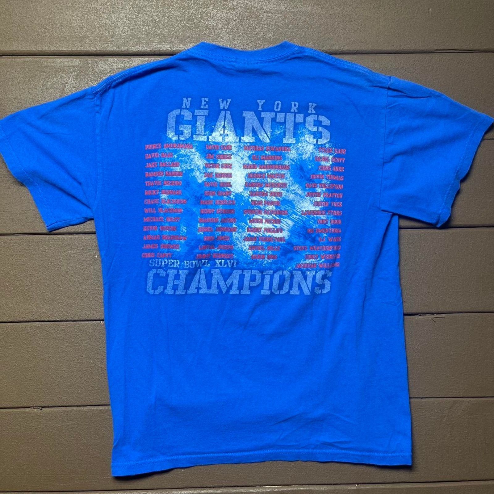 NFL New York Giants NFL Super Bowl Champions Shirt Size US M / EU 48-50 / 2 - 3 Thumbnail