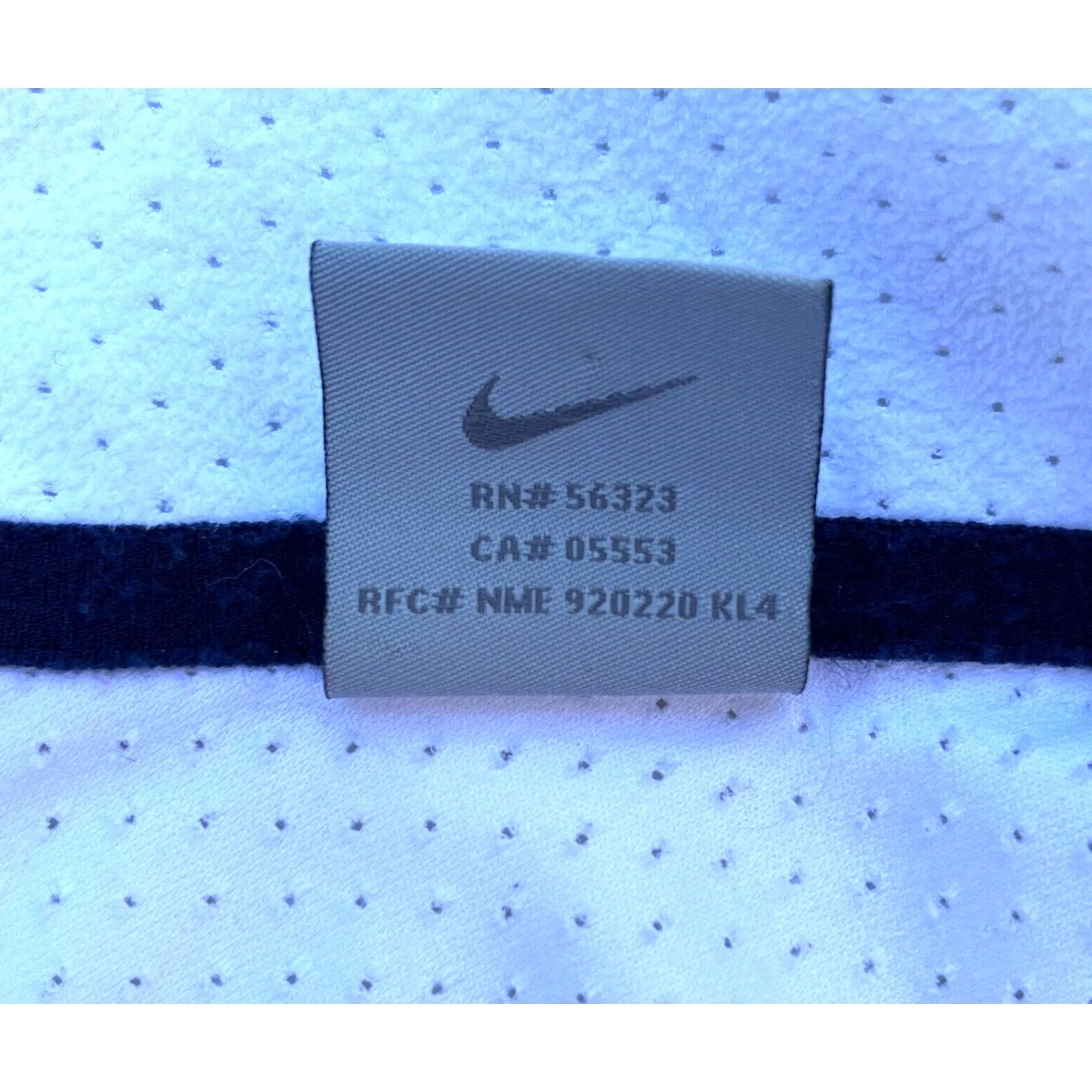 Nike VINTAGE Nike Flight Polo Shirt Men's Large White Embroidered Detailing Polo Shirt Size US L / EU 52-54 / 3 - 6 Thumbnail