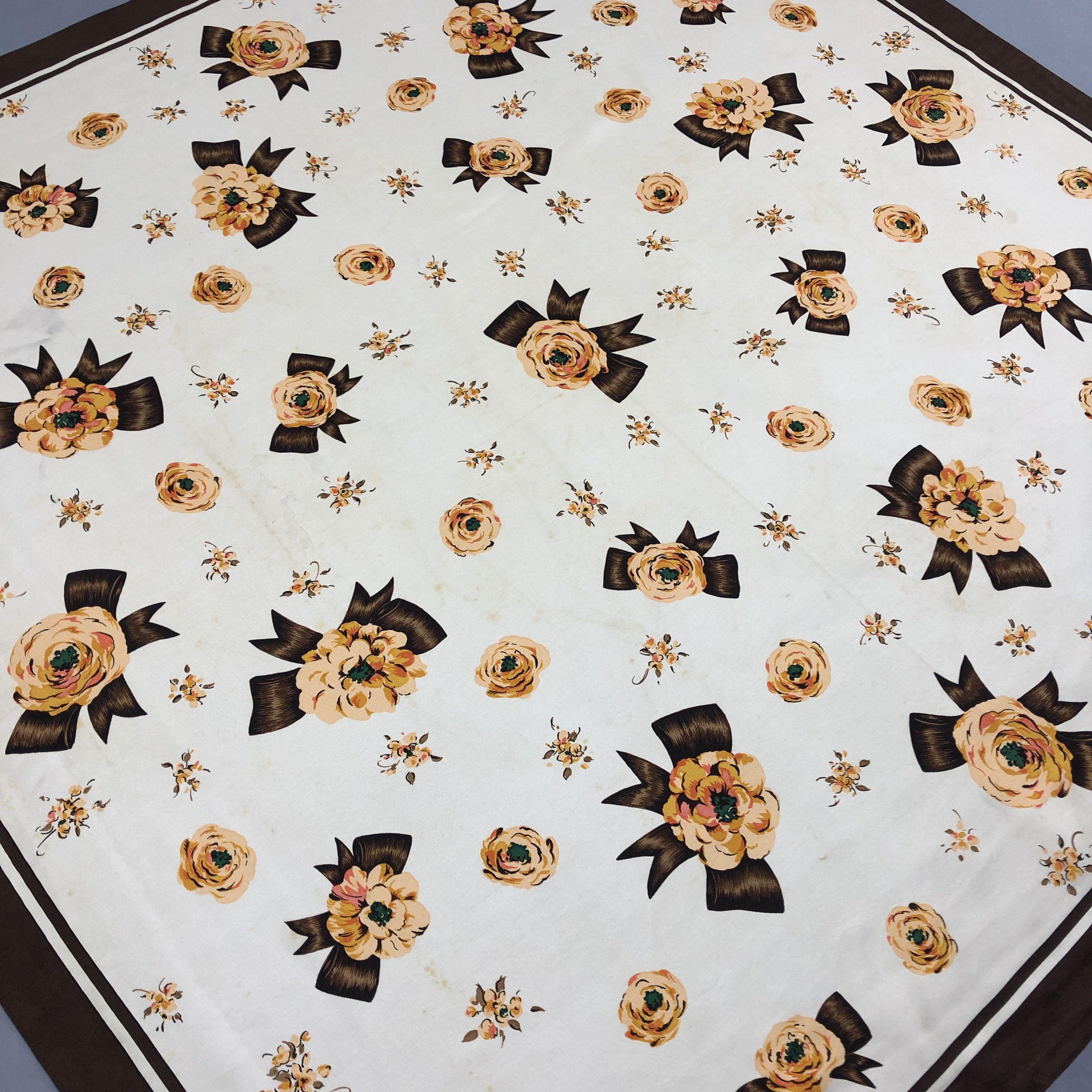 Japanese Brand Vintage Melrose SILK Scarf Twill Stole Wraps Scarves Size ONE SIZE - 10 Thumbnail