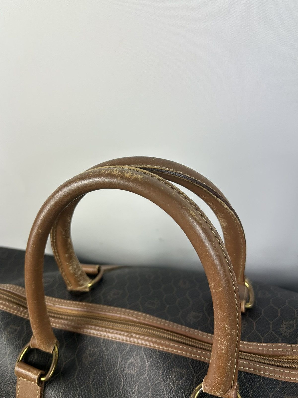 Dior Dior Honey Comb Leather Duffle Bag Size ONE SIZE - 6 Thumbnail