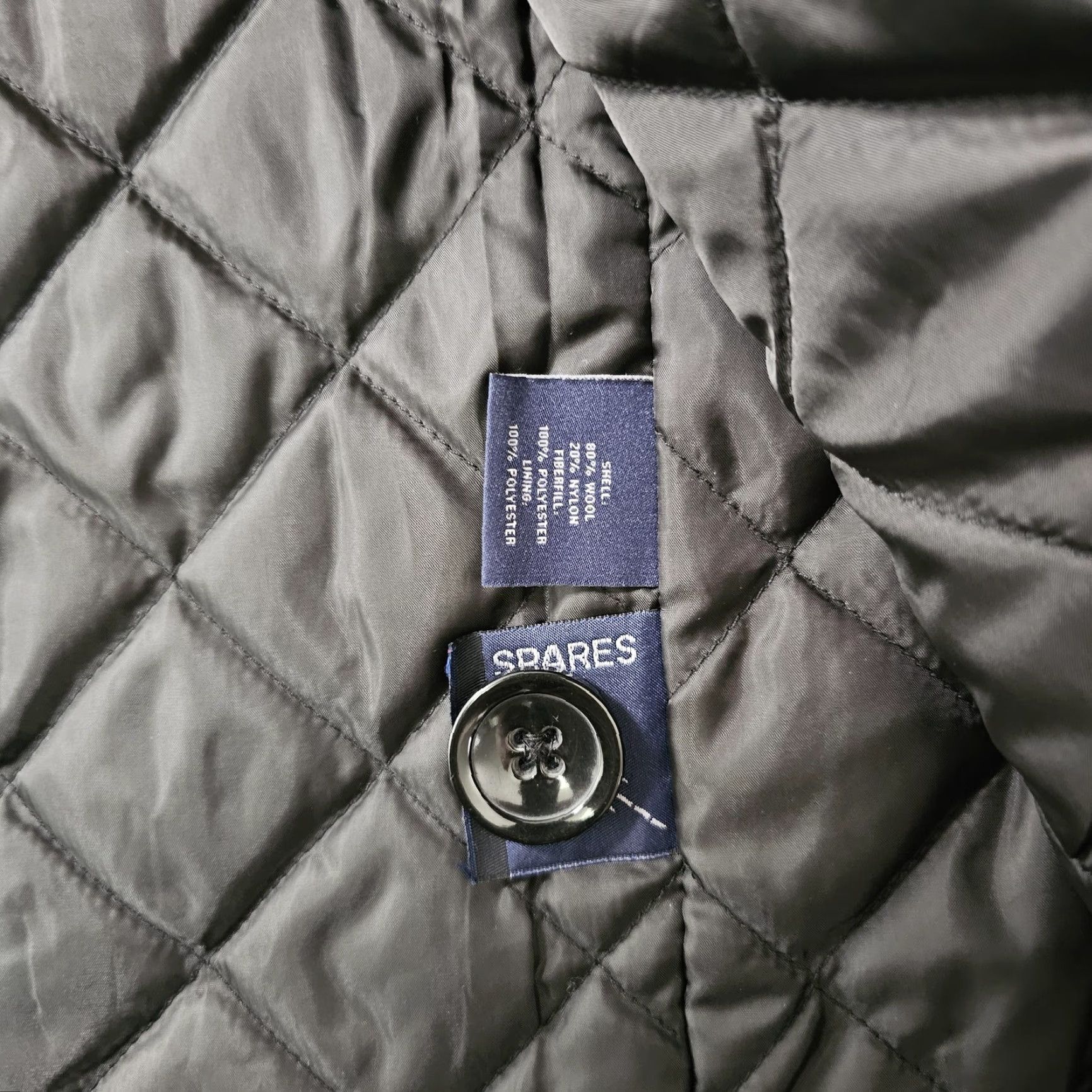 Roundtree & Yorke Roundtree & Yorke Coat Mens 2XB Big Tall Charcoal Heather Wool Blend Peacoat Size US XXL / EU 58 / 5 - 7 Thumbnail