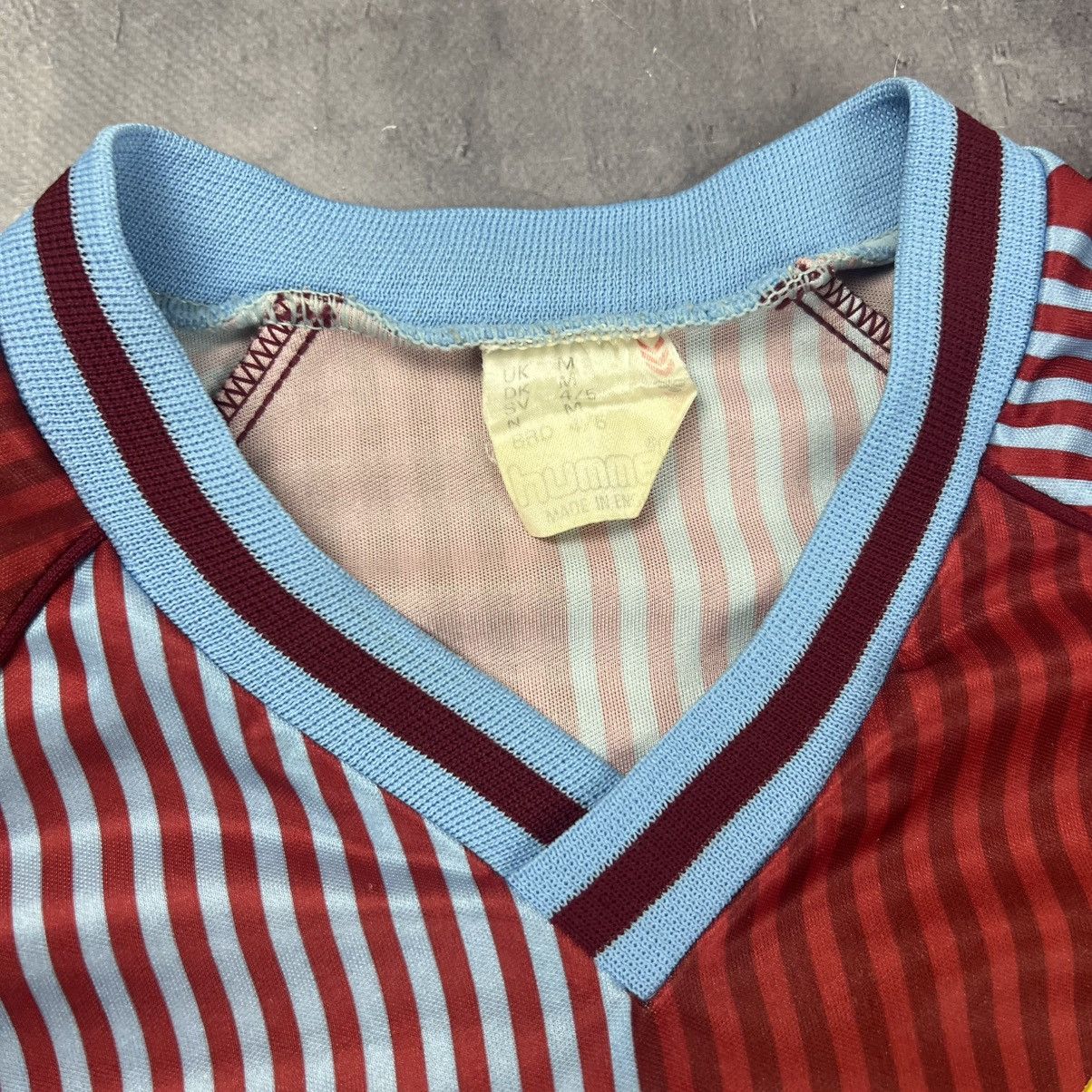 Hummel Rare! Aston Villa Hummel Vintage Soccer Jersey 1987 Size US M / EU 48-50 / 2 - 8 Thumbnail