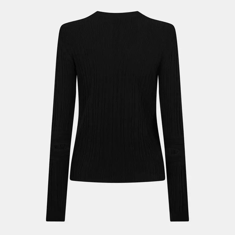 Off-White o1y1225 Logo Cardigan in Black Size XS / US 0-2 / IT 36-38 - 2 Thumbnail