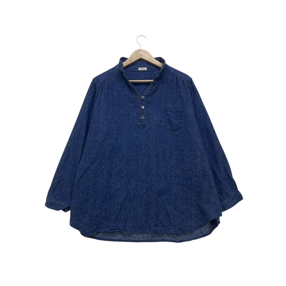 45rpm 💥Vintage Japanese Brand Noannu Baggy Shirt Light Jacket Size M / US 6-8 / IT 42-44 - 1 Thumbnail