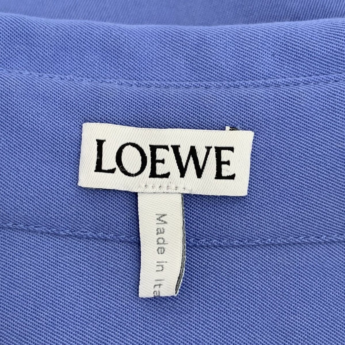 Loewe Loewe Dark Blue Wool Long Sleeve Shirt K26WX Size M / US 6-8 / IT 42-44 - 5 Thumbnail