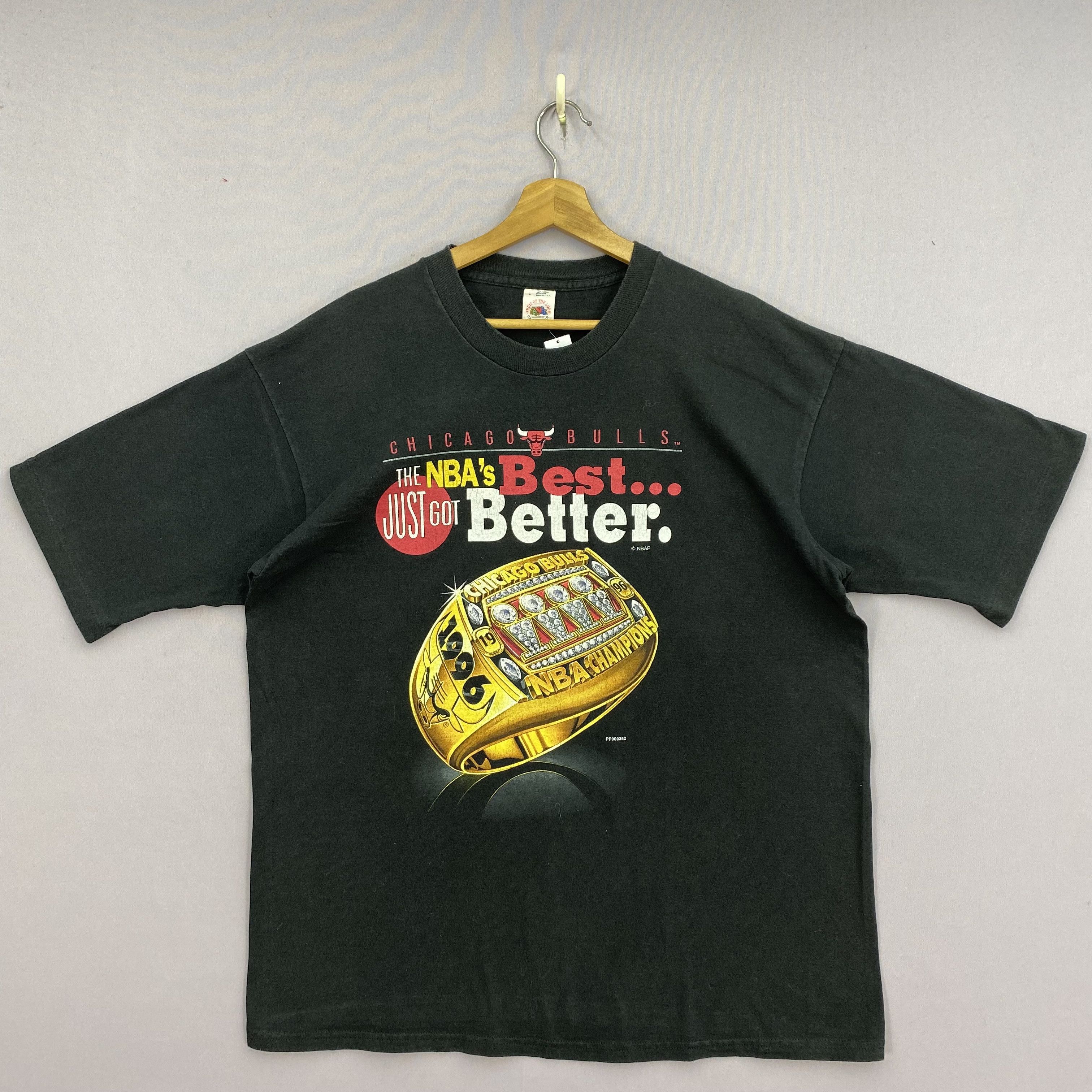 NBA × Vintage 1991' Vintage 90s Chicago Bulls Y2K tee Rare