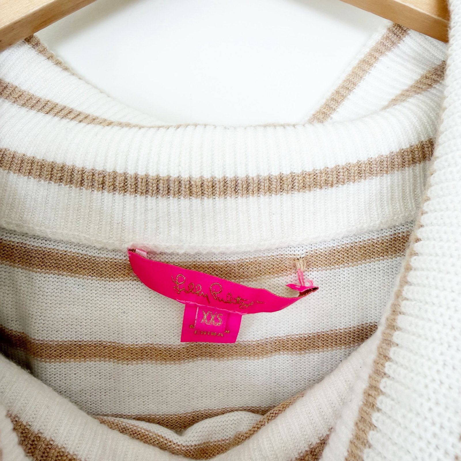 Lilly Pulitzer Lilly Pulitzer Striped Christin Off The Shoulder Sweater XXS Size XXS / US 00 / IT 34 - 2 Thumbnail