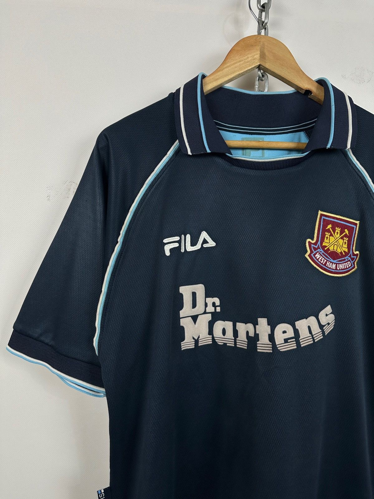Fila Vintage 1999/00 Fila West Ham United Retro Third Kit Jersey Size US M / EU 48-50 / 2 - 4 Thumbnail