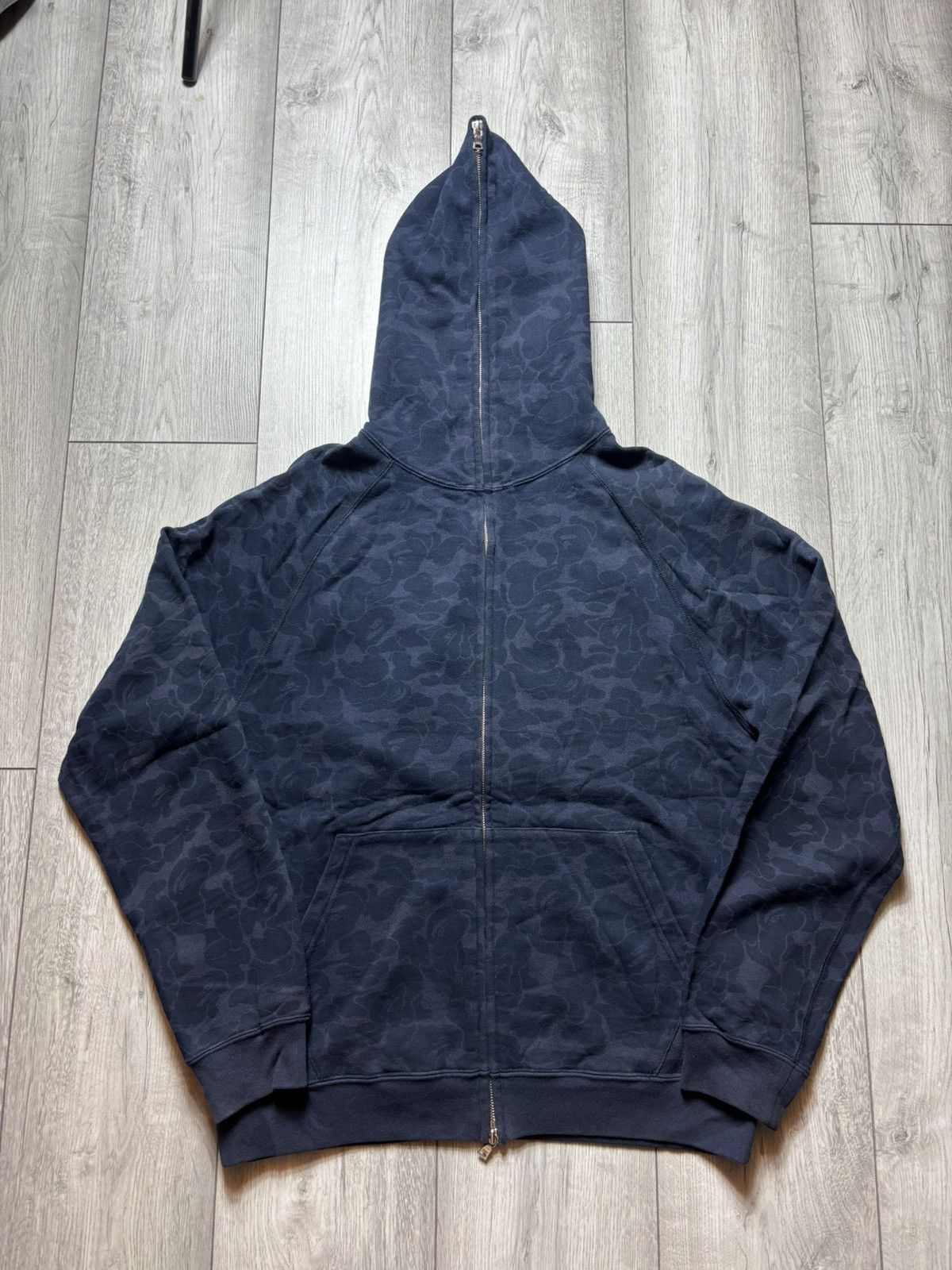 Bape solid camo 07 full zip hoodie