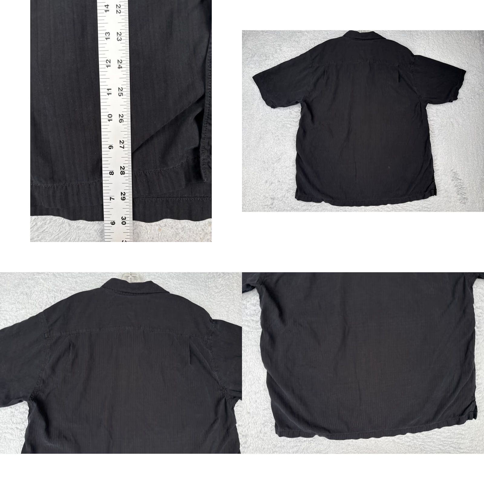 Tommy Bahama Tommy Bahama Shirt Men Extra Large Black 100% Silk Button Up Hawaiian Pocket Size US XL / EU 56 / 4 - 9 Thumbnail