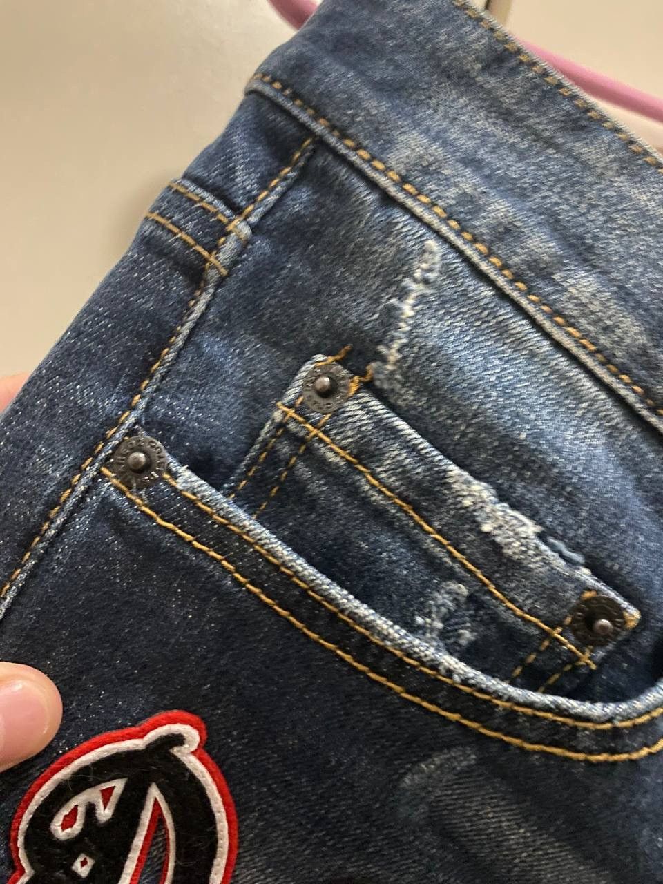 Dsquared2 × Vintage Dsquared2 Denim pants distressed mutli logo big logo Size US 32 / EU 48 - 10 Thumbnail
