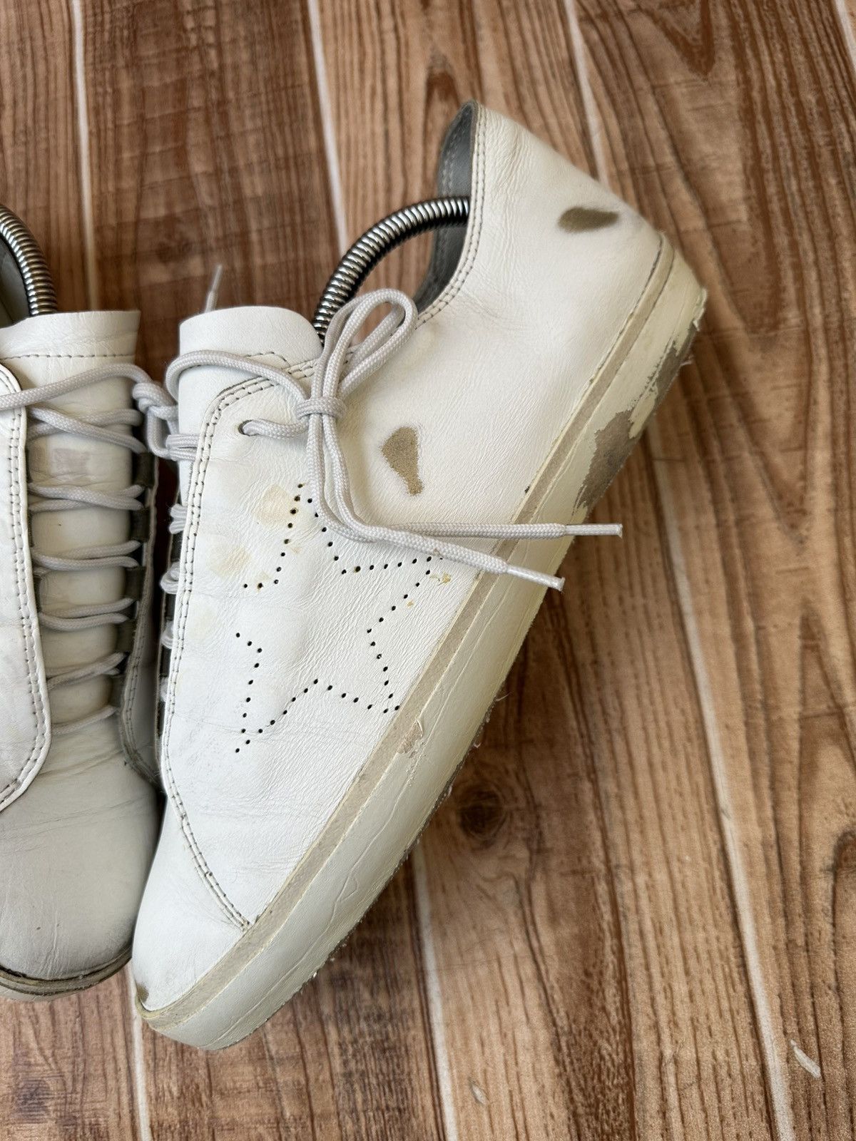 Golden Goose Golden Goose GGDB Superstar White Leather Lowtop Sneaks Size US 9 / EU 42 - 5 Thumbnail