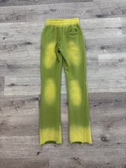 LOST INTRICACY Lost Intricacy "Green" Flare Sweatpants Size US 30 / EU 46 - 2 Thumbnail