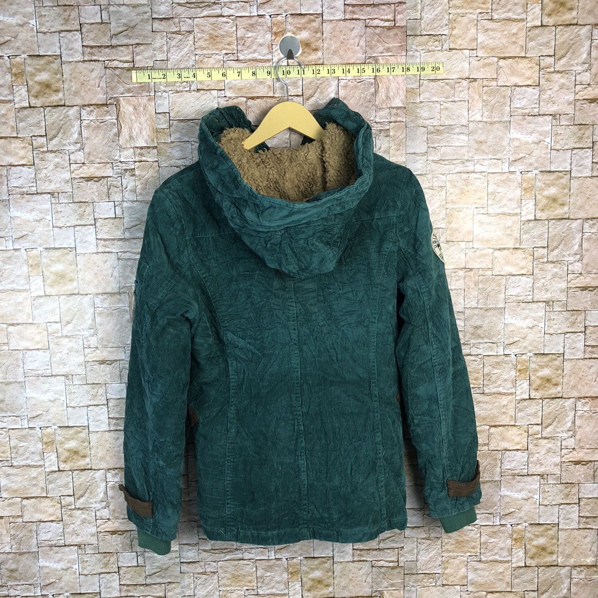 Japanese Brand Something By UGIZ jean corduroy Green sweater hoodie #A664 Size US S / EU 44-46 / 1 - 14 Thumbnail