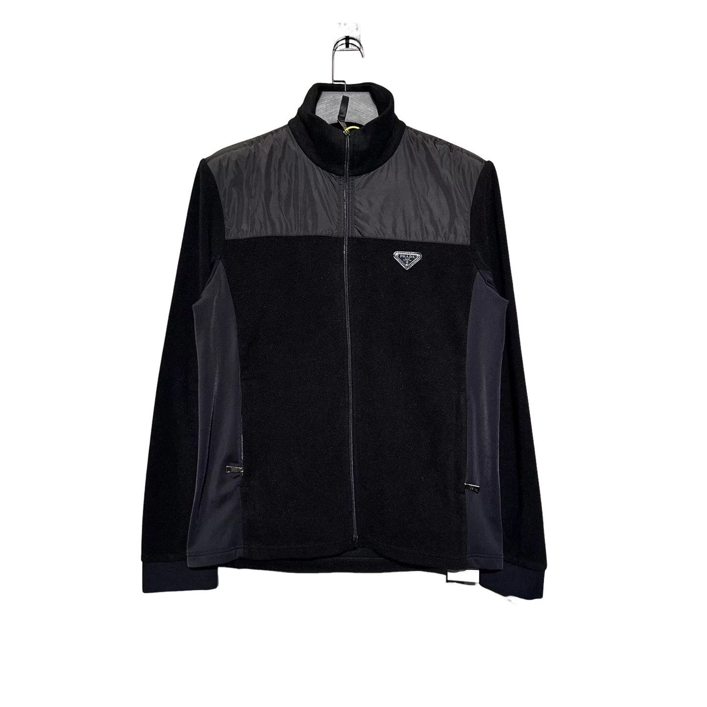 Prada Prada Triangle Logo Fleece Light Jacket Size XL Size US XL / EU 56 / 4 - 1 Thumbnail