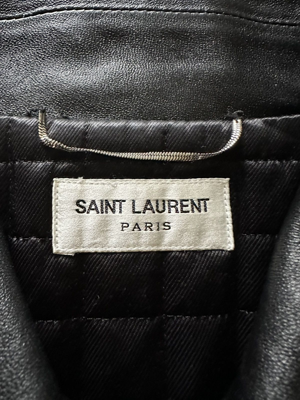 Saint Laurent Paris FW15 Saint Laurent aviator leather jacket 52 Hedi grail Size US L / EU 52-54 / 3 - 22 Thumbnail