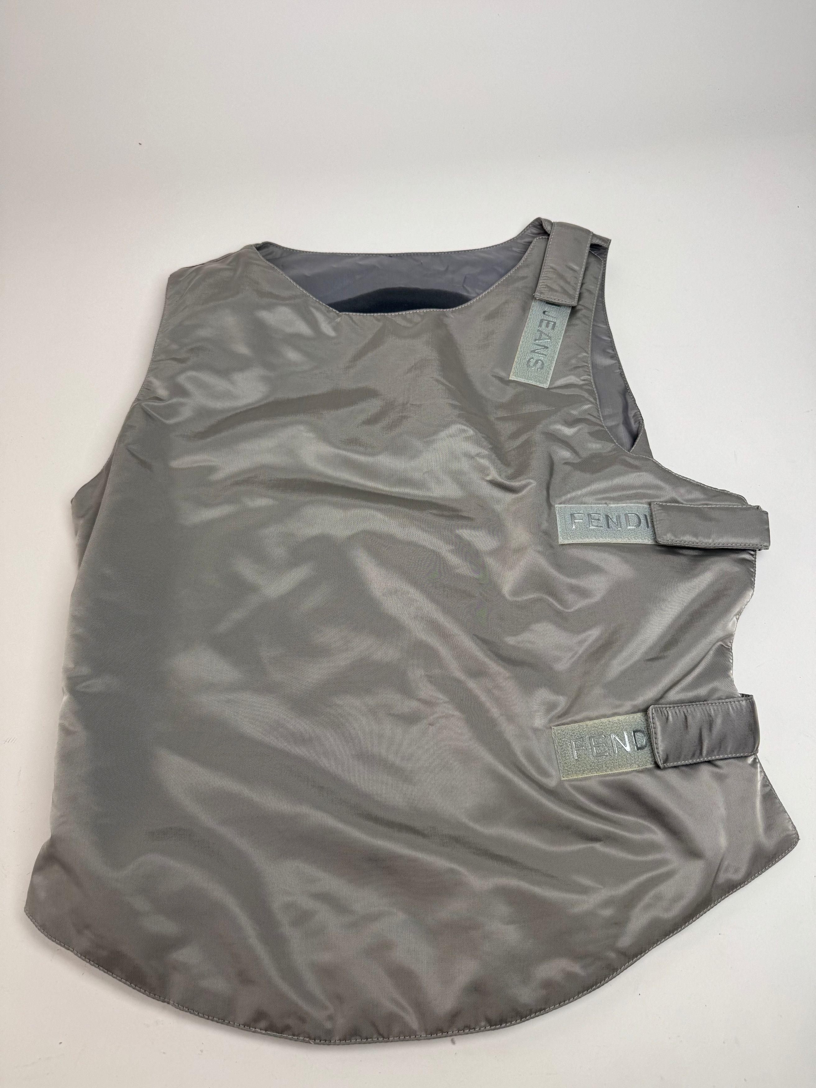 Fendi Vintage Roma Vest Silver 36/S Size S / US 4 / IT 40 - 1 Thumbnail