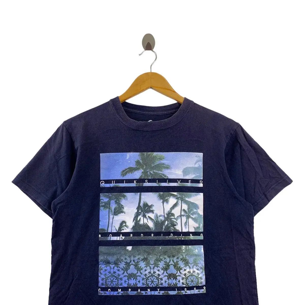 Quiksilver × Vintage Vintage QUIKSILVER SURF Boardriding Tree Tee Shirt Hawaii Size M / US 6-8 / IT 42-44 - 2 Thumbnail