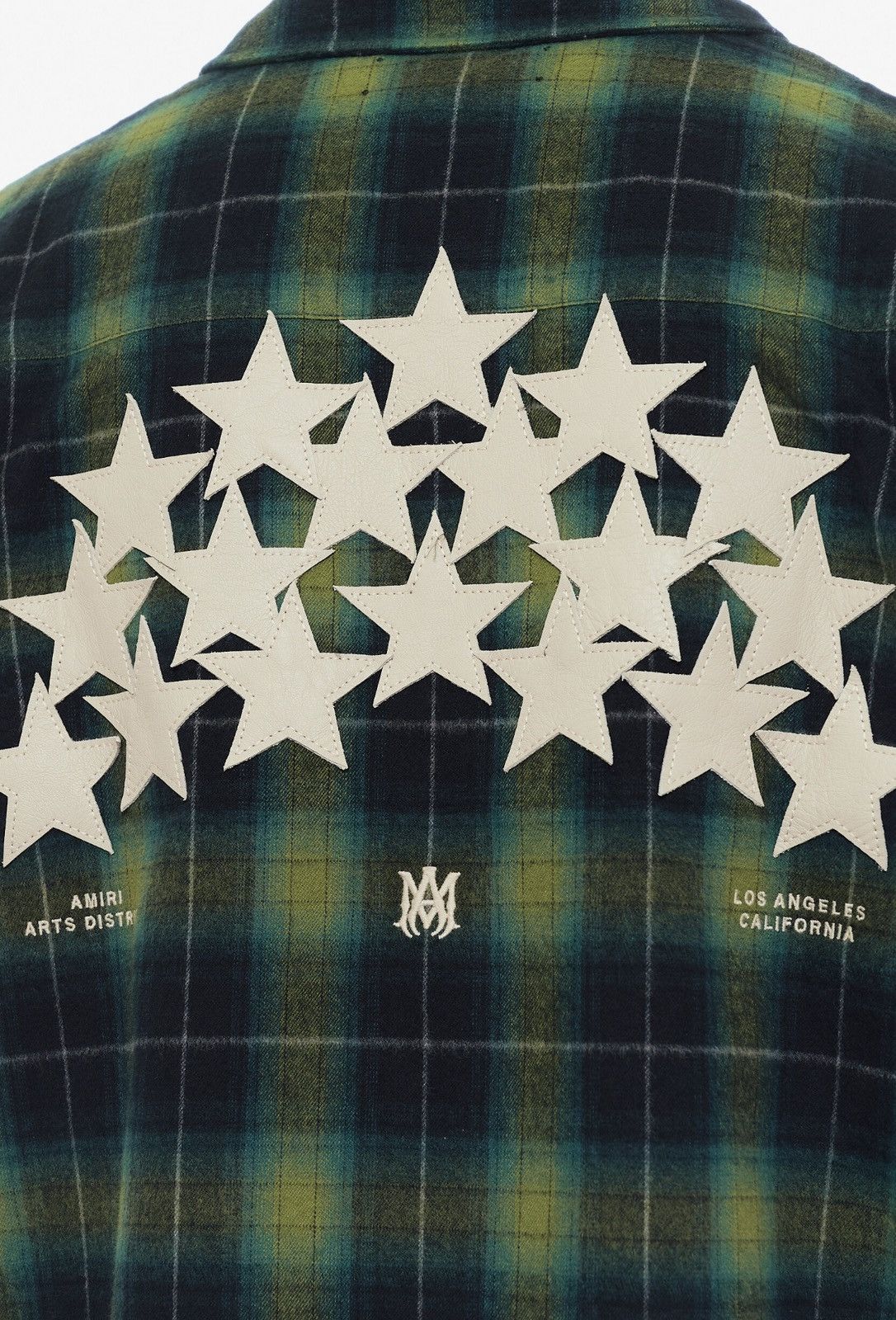 Amiri Last Size Amiri Shirt Distressed Star Plaid IT 54 Size US XL / EU 56 / 4 - 3 Thumbnail