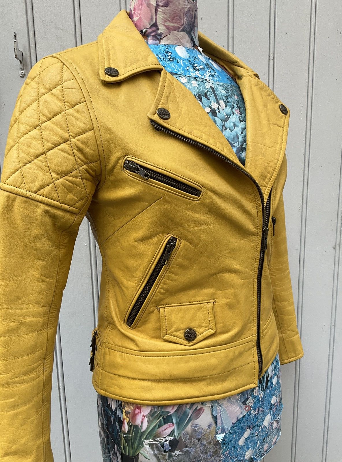 Vintage Vintage leather biker Size S / US 4 / IT 40 - 2 Thumbnail