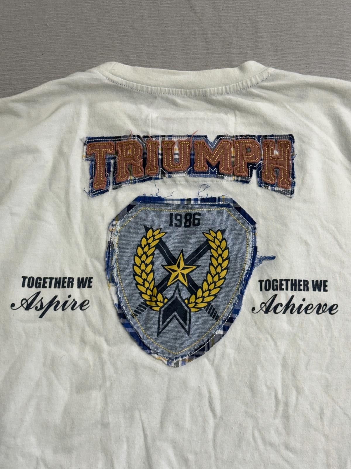 Other Y2K Brand Attitude Gold Cut & Sew Tee - Triuph T-shirt 3XL Size US XXL / EU 58 / 5 - 1 Thumbnail