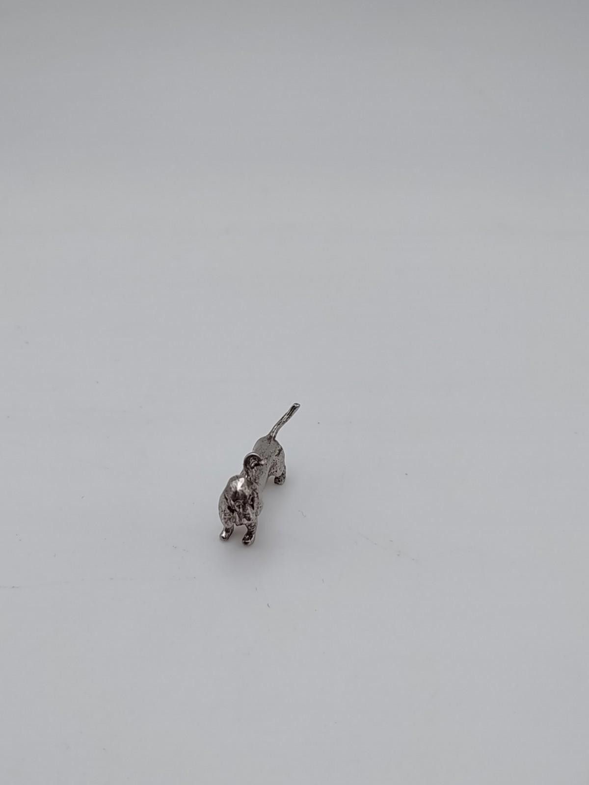 The Unbranded Brand Sterling Silver Basset Hound Dog Charm Pendant 925 Vtg Size ONE SIZE - 2 Thumbnail