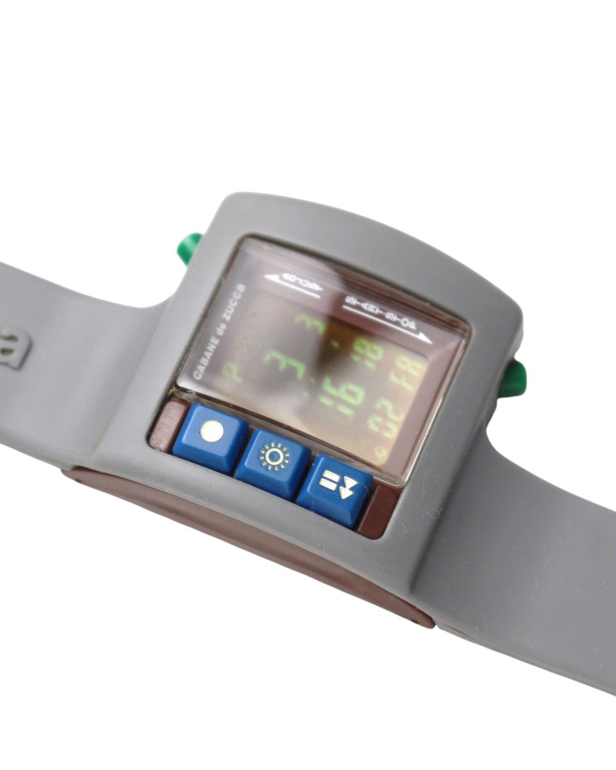 Issey Miyake × Seiko 1997 CABANE DE ZUCCA SEIKO LE CHOCOLAT DIGITAL WATCH Size ONE SIZE - 5 Thumbnail