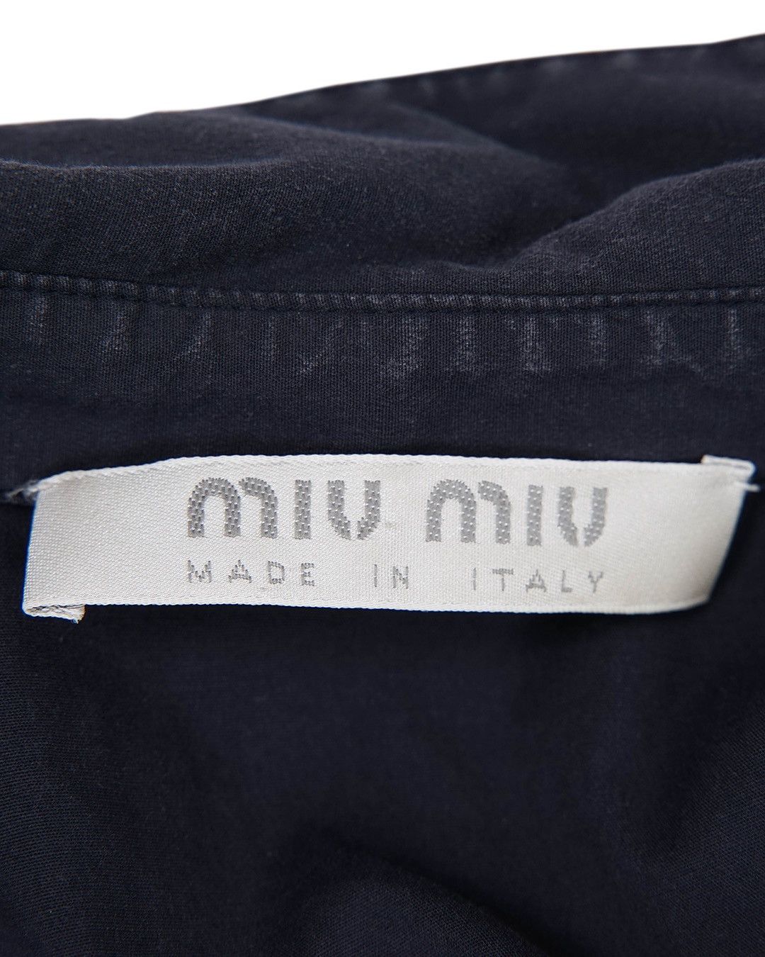 Miu Miu Miu Miu S/S2000 Navy Shirt Dress Size M / US 6-8 / IT 42-44 - 9 Thumbnail