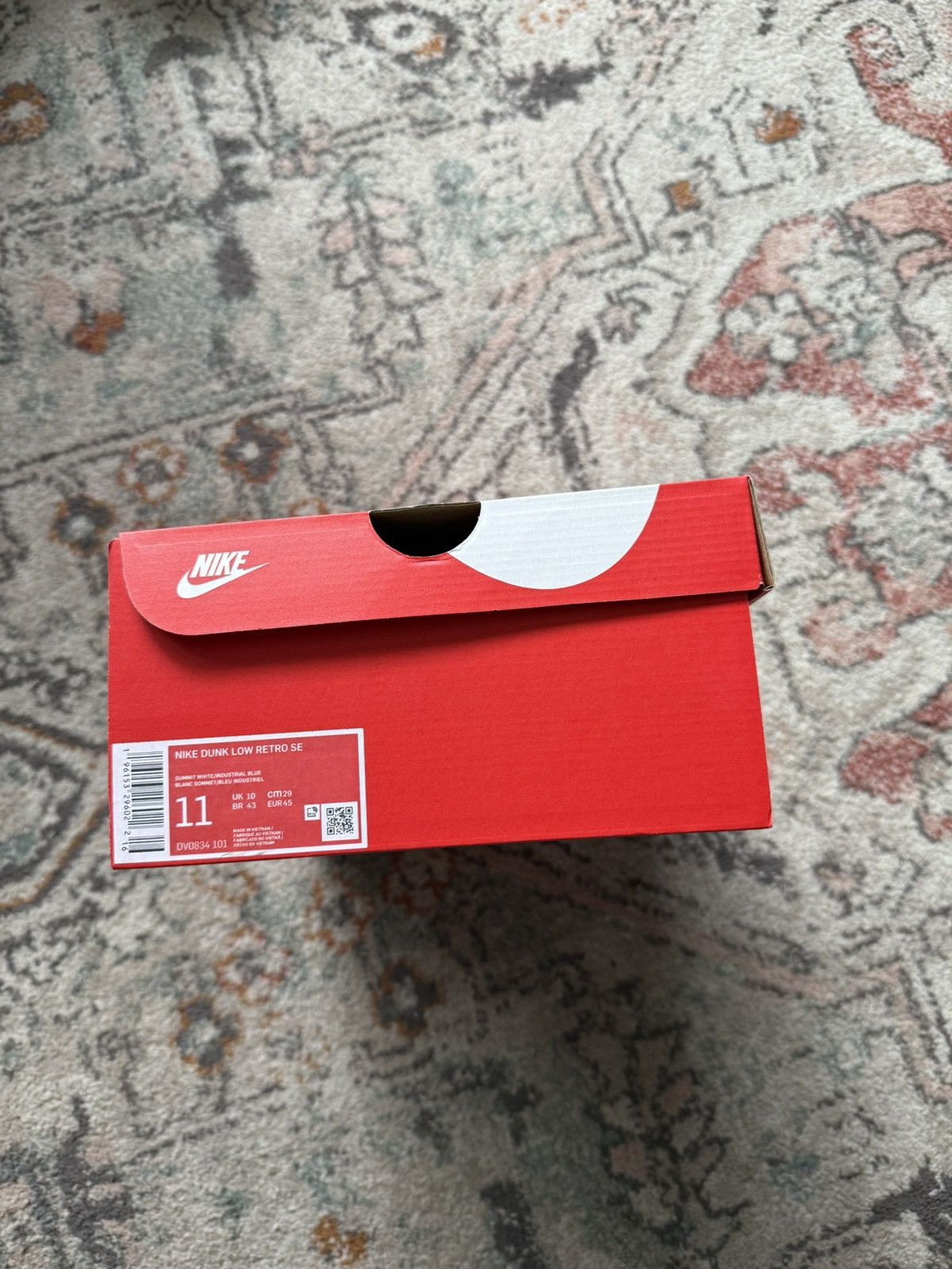 Nike Mens Dunk Low SE ‘Sashiko-Industrial Blue’ Size US 11 / EU 44 - 7 Thumbnail