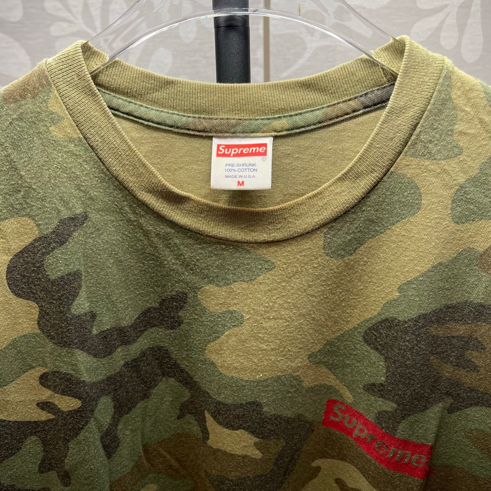 Supreme SS21 Supreme Spiral Tee Woodland Camo Graphic T-Shirt size M Size US M / EU 48-50 / 2 - 3 Thumbnail