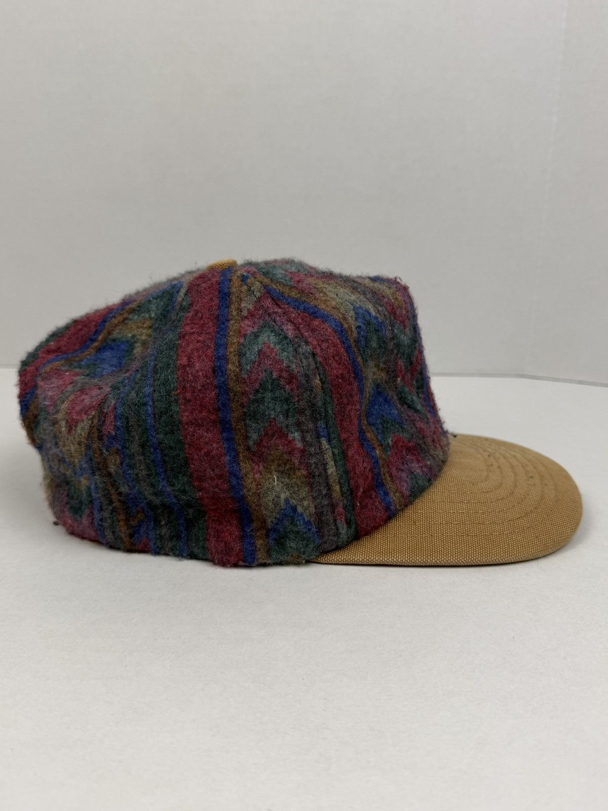 Carhartt Vintage 90s Carhartt Aztec Blanket Southwestern SnapBack Hat Size ONE SIZE - 3 Thumbnail