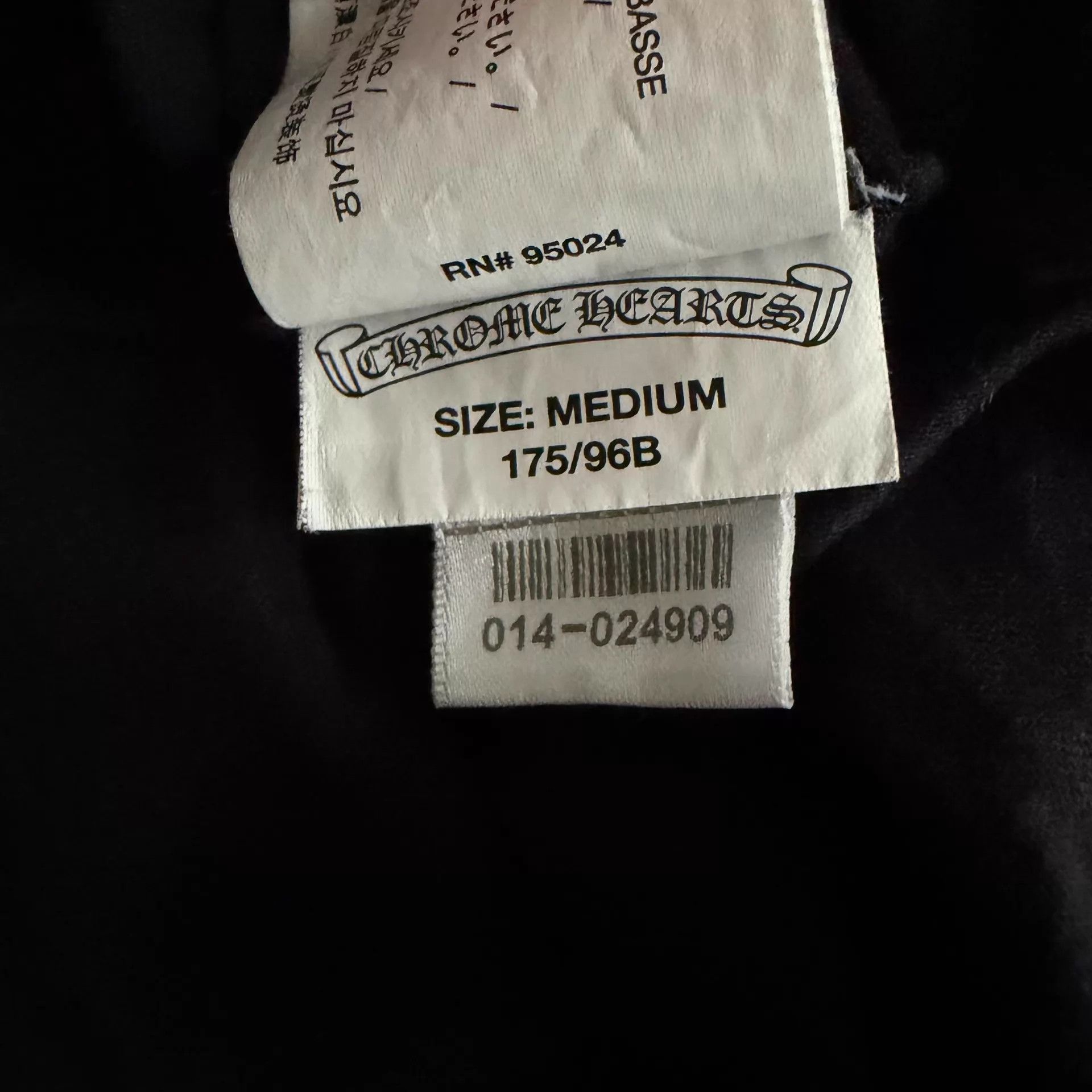 Chrome Hearts Chrome Hearts Black Flag Distressed Logo LongSleeve Size US M / EU 48-50 / 2 - 4 Thumbnail