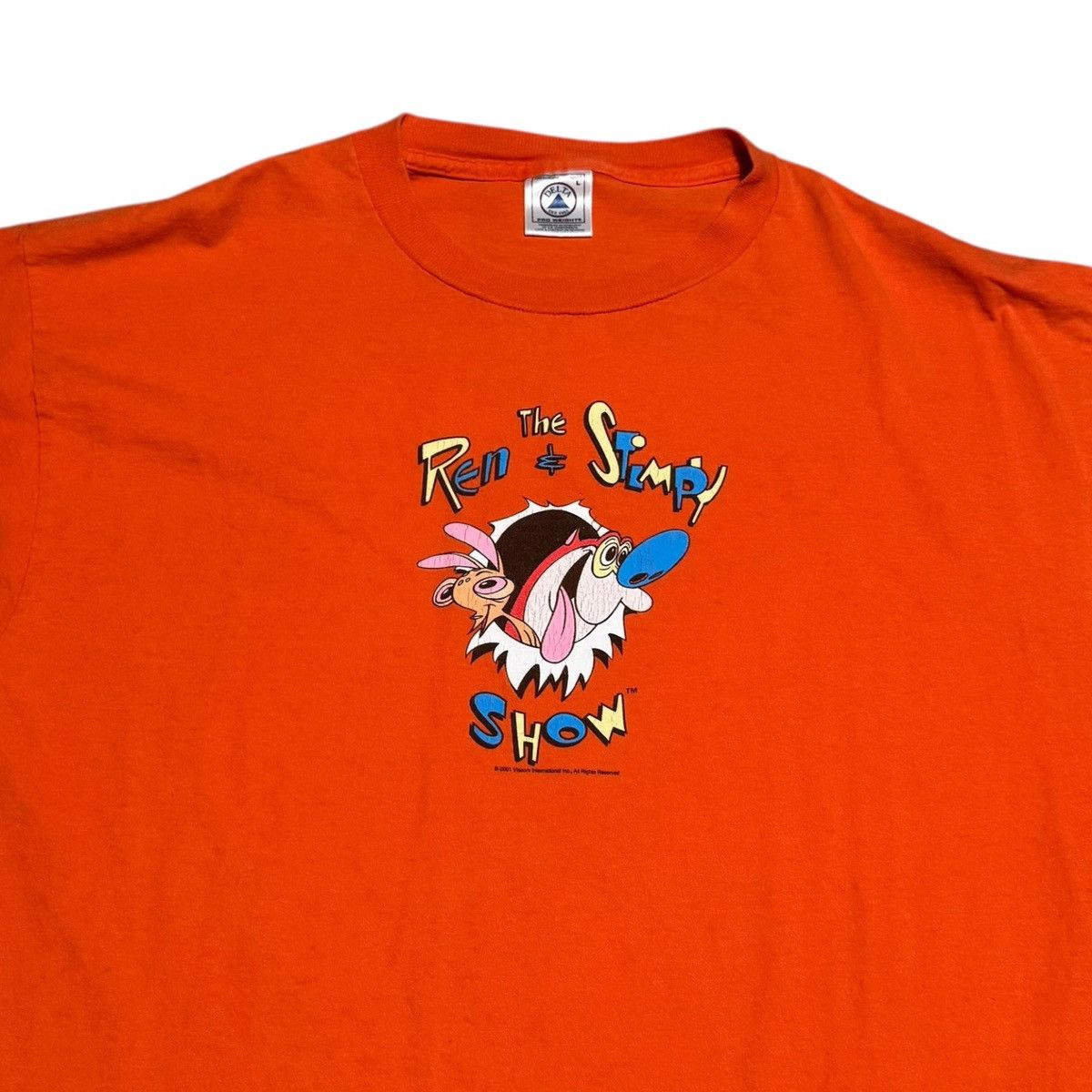 Delta 2001 Delta The Ren & Stimpy Show Cartoon Shirt Men's Large Size US L / EU 52-54 / 3 - 2 Thumbnail
