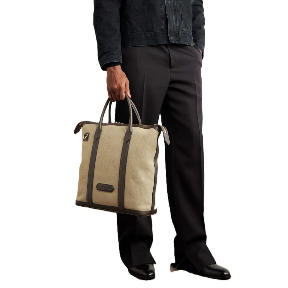 Tom Ford o1loc1c0126 H0623 Size: OS / Tote Bag in Beige Size ONE SIZE - 4 Thumbnail