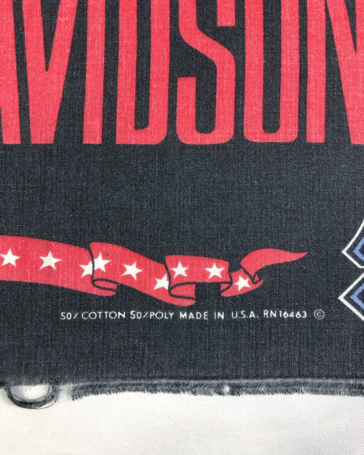 Harley Davidson × Vintage Rare Vintage Harley Davidson Bandana Made in USA Size ONE SIZE - 3 Thumbnail