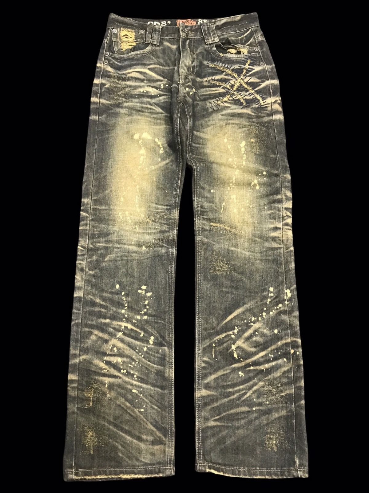 Seditionaries 💥DENIM ART💥SDS SEDITIONARIES ART DISTRESSED DENIM F264 Size US 30 / EU 46 - 1 Thumbnail