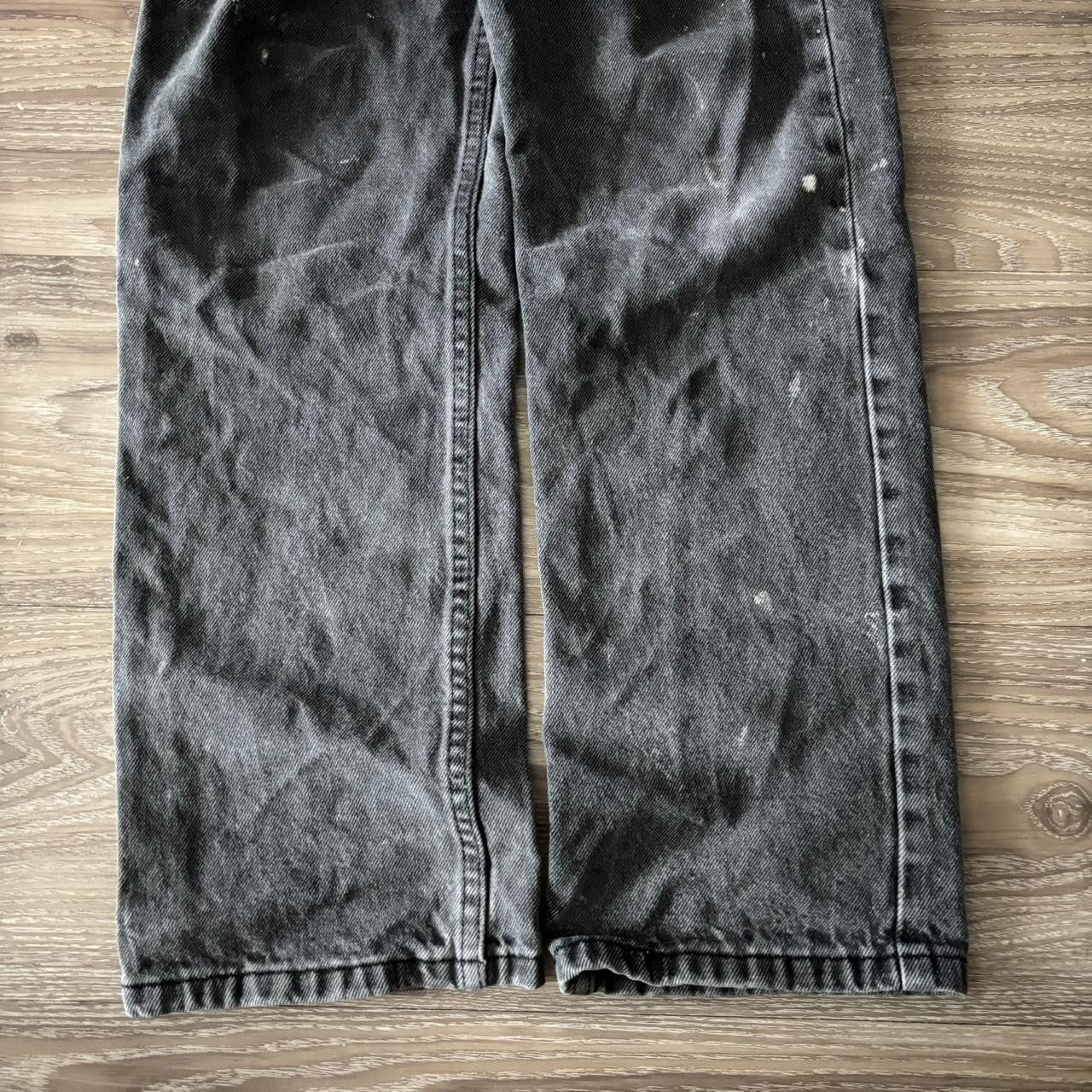Vintage Crazy Vintage Y2K/2000s Grunge Faded Black Denim Jeans! 30x30 Size US 30 / EU 46 - 6 Thumbnail