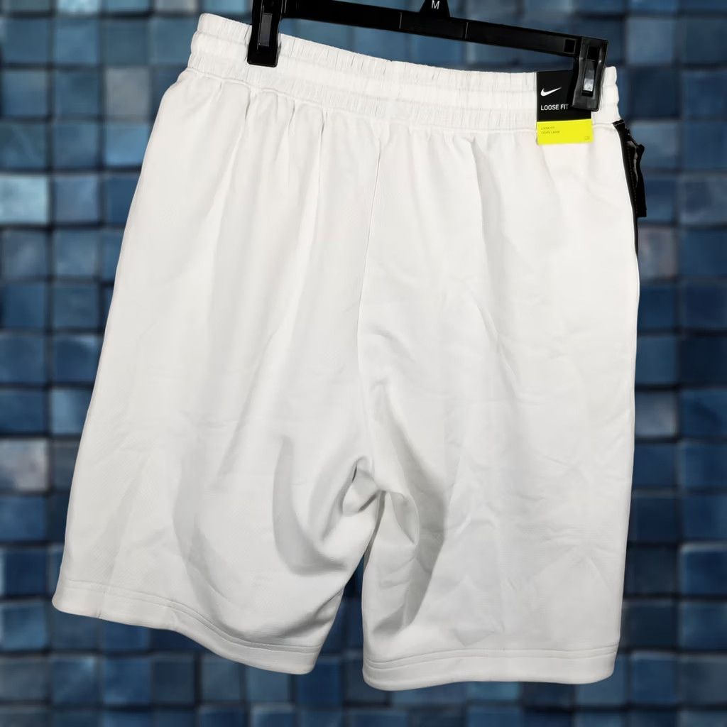 Nike Nike Dri-FIT Shorts Mens Medium White Loose Fit Athletic Basketball CD0312-121 Size US 31 - 1 Thumbnail