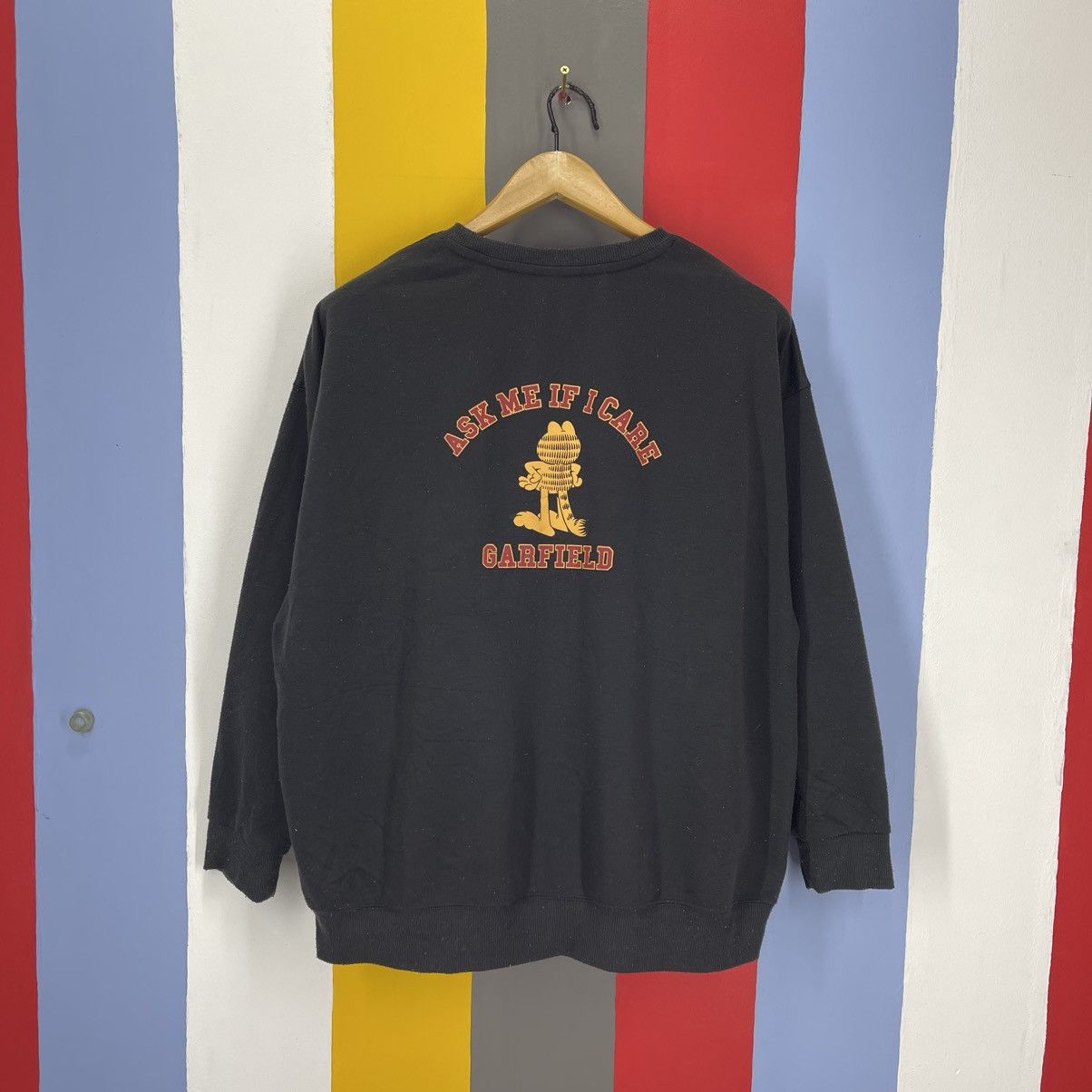Cartoon Network GARFIELD Crew Neck Sweatshirt #2015/14 Size US XL / EU 56 / 4 - 8 Thumbnail