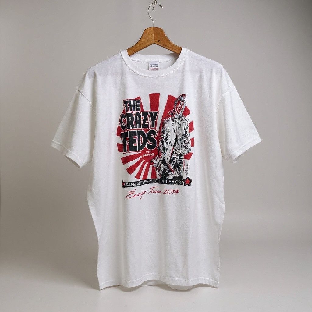 Fruit Of The Loom The Crazy Teds Japan Europe Tour 2014 Teddy Boy Band Size US XL / EU 56 / 4 - 1 Thumbnail