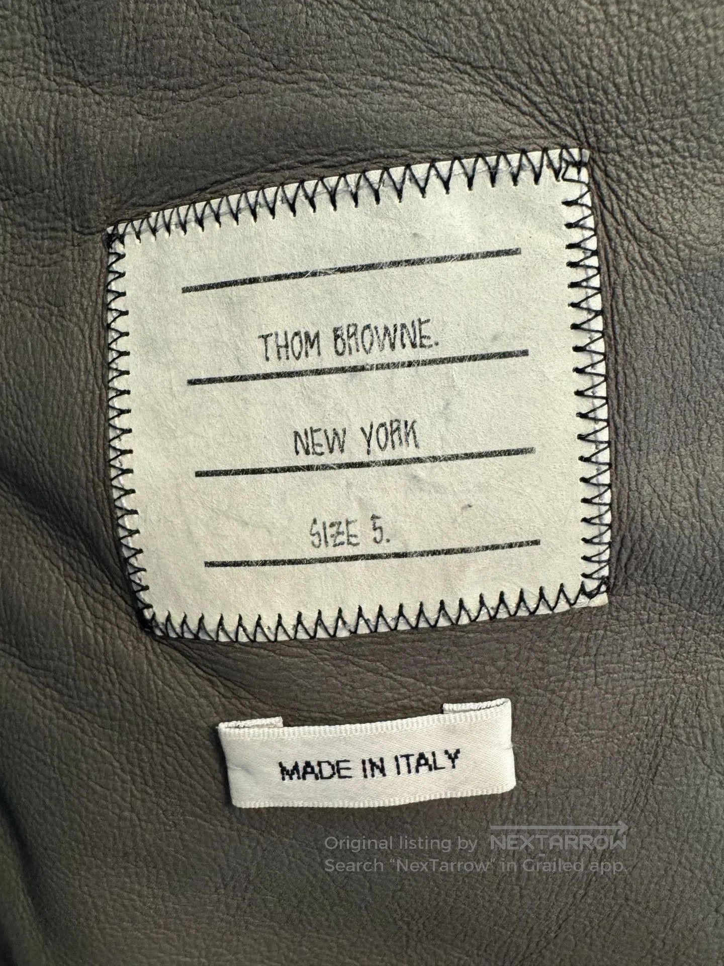 Thom Browne Thom Browne Grey Fur-Lined Hooded Zip Jacket. Size US XXL / EU 58 / 5 - 8 Thumbnail