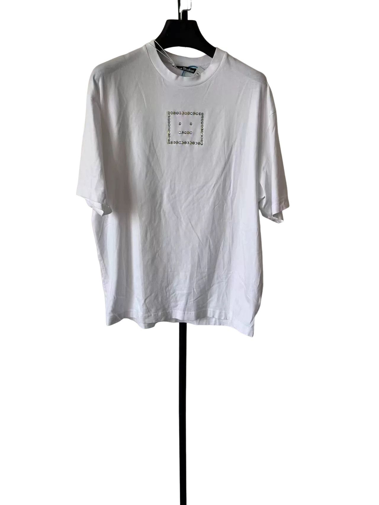 Acne Studios Acne Studios Embellished Face T-Shirt XS Size US XS / EU 42 / 0 - 1 Thumbnail