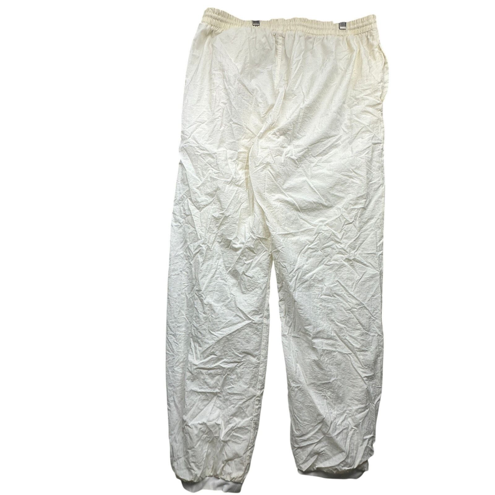 Lacoste Vintage 90s Lacoste Windbreaker Pants Men Large Jogger White Size US 36 / EU 52 - 2 Thumbnail