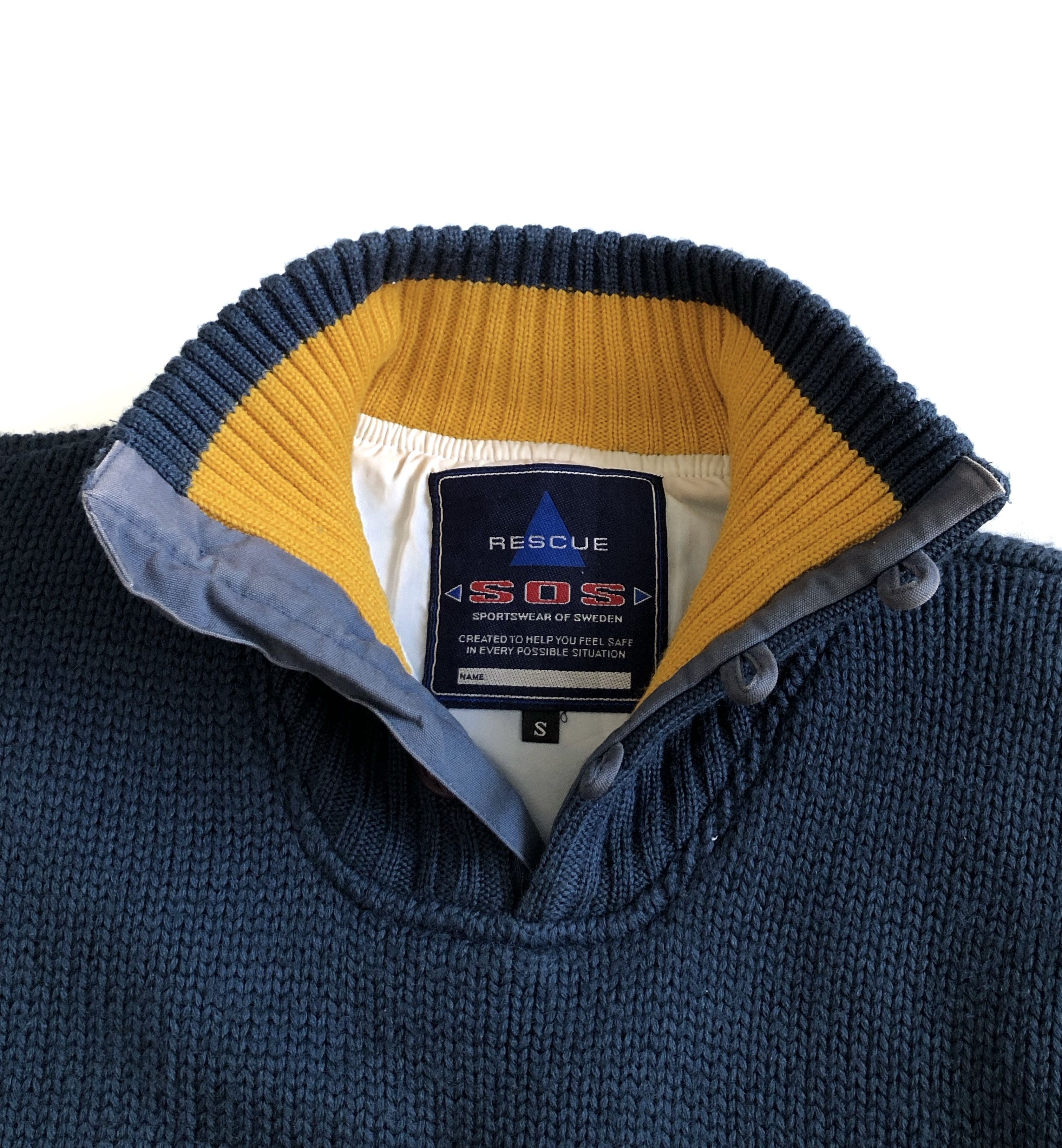Vintage VINTAGE SOS SPORTSWEAR OF SWEDEN WOOL KNIT PULLOVER SWEATER Size US S / EU 44-46 / 1 - 9 Thumbnail