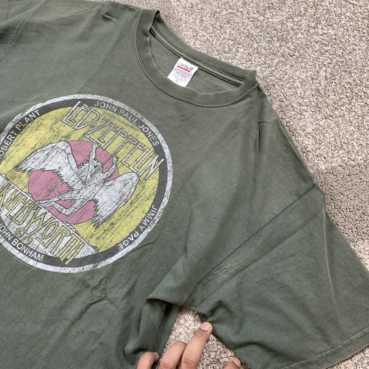 Anvil Vintage 2006 Led Zeppelin Knebworth 1979 Circle T-Shirt. Size US L / EU 52-54 / 3 - 7 Thumbnail