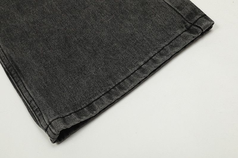 Vintage American wide-leg washed distressed straight-leg loose jeans Size US 32 / EU 48 - 6 Thumbnail